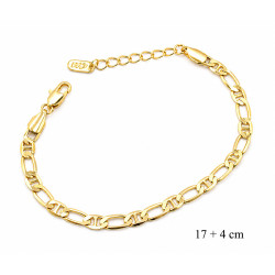 Bransoletka miedź pozłacana 14k - MF42665