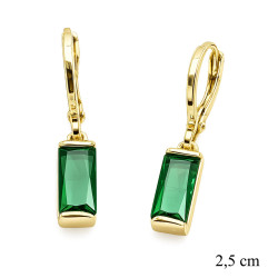 Kolczyki miedź pozłacana 14k - MF42672