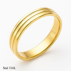 Pierścionek Xuping Stal 316L - MF40666