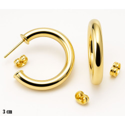 Kolczyki miedź pozłacana 14k - MF42790