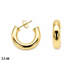 Kolczyki miedź pozłacana 14k - MF42795