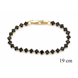 Bransoletka miedź pozłacana 14k - MF42749