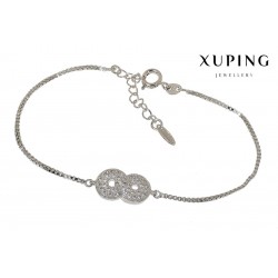Bransoletka rodowana - Xuping - MF1482