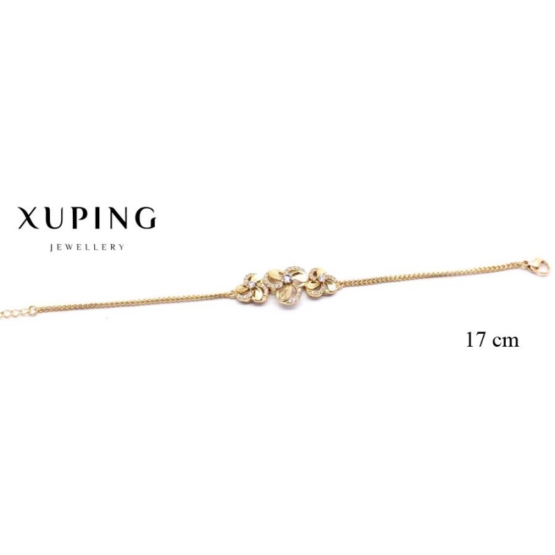 Bransoletka pozłacana 18k - Xuping - MF2759